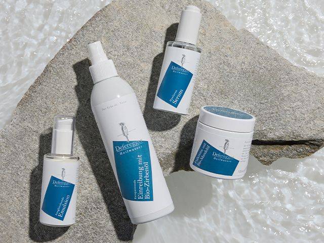 Hautpflegeprodukte von Deferegger Heilwasser