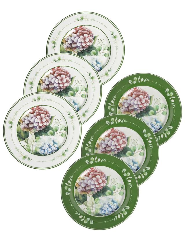 Produktbild von BRANDANI Teller "Flora" aus Porzellan, 6er-Set