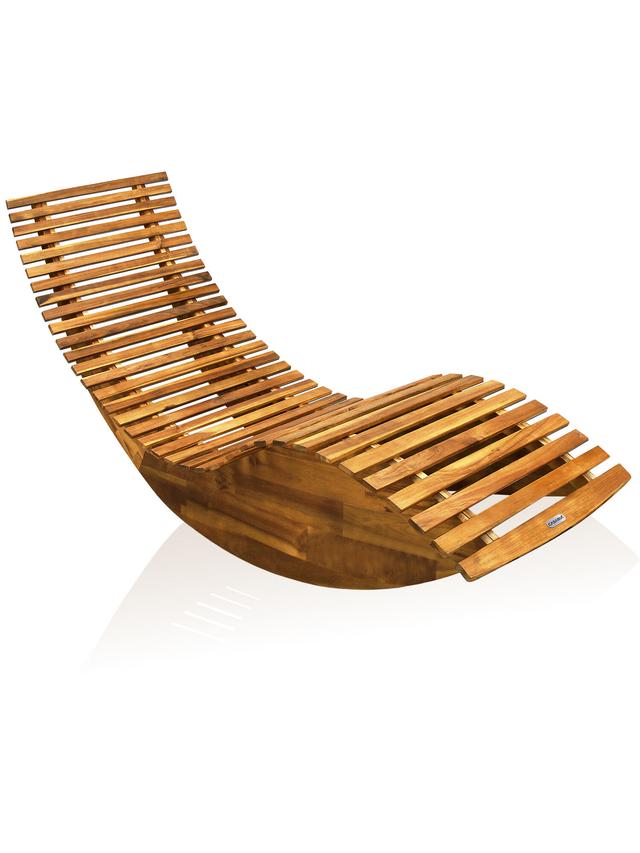 Produktbild von Relax-Liege aus FSC®-Akazienholz, klappbar, bis zu 160 kg belastbar