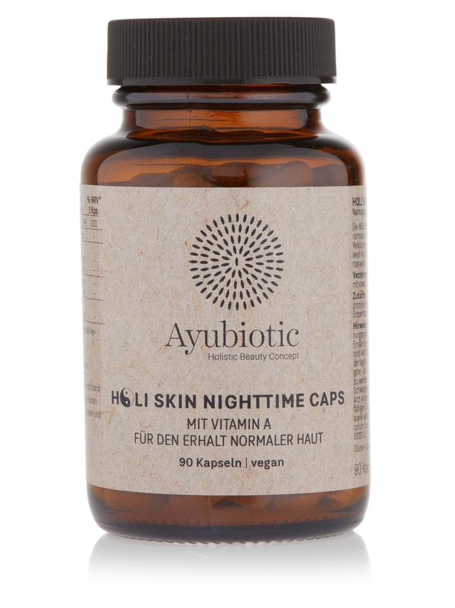 Produktbild von HOLI SKIN NIGHTTIME CAPS, 3-Monatsvorrat