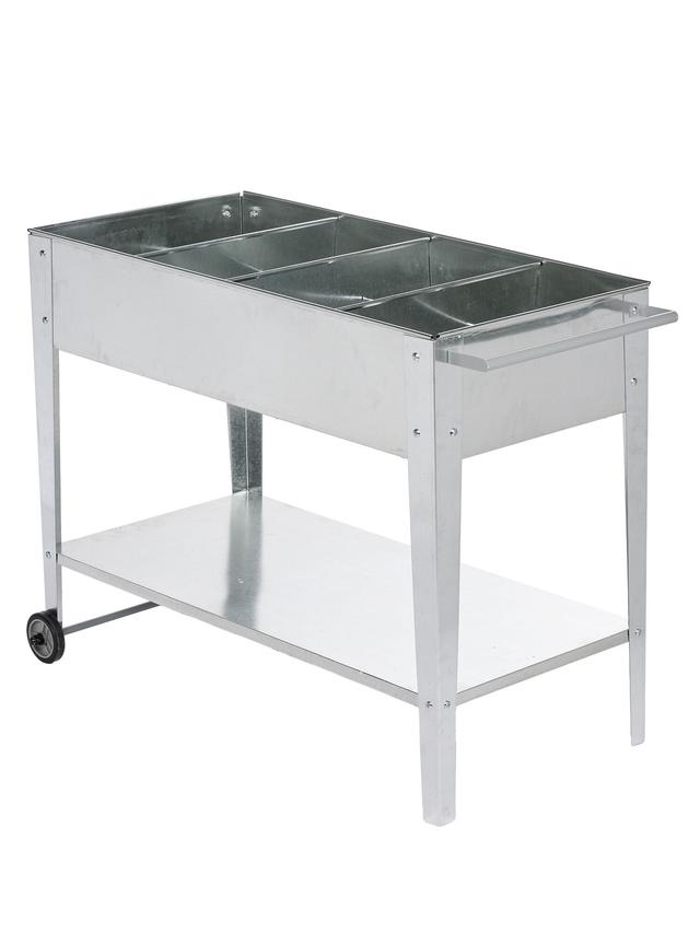 Produktbild von Hochbeet "Mariegold" mobil, mit Rollen und 12 Fächern, 101,5 cm