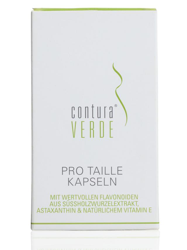 Produktbild von "Pro Taille" mit dem Süßholzwurzel-Extrakt Kaneka Glavonoid™ & Astaxanthin, Kapseln, Monatsvorrat