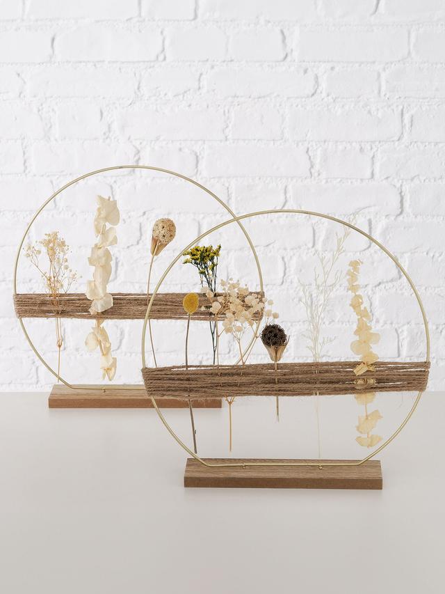 Produktbild von Dekoaufsteller "Felizia" mit Trockenblumen, 31 cm, 2er-Set