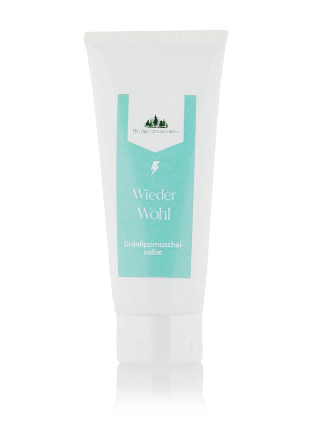 Produktbild von Grünlippmuschel Salbe "Wieder Wohl" mit Weihrauch, Kampfer & Rosmarin, wohltuend, 2er-Set, 200 ml