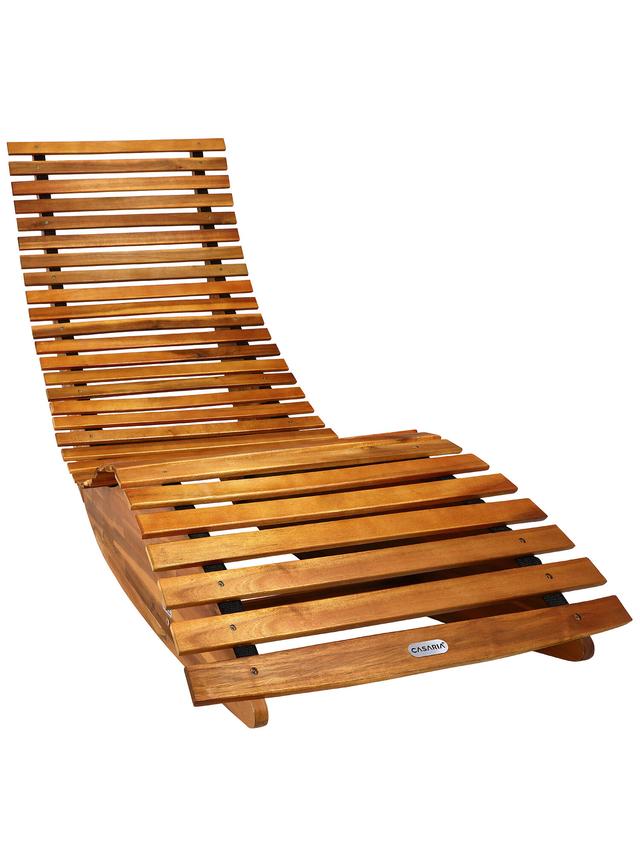 Produktbild von Relax-Liege aus FSC®-Akazienholz, klappbar, bis zu 160 kg belastbar
