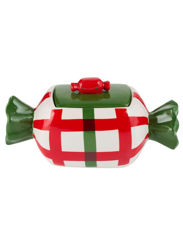 Produktbild von Keksdose in Bonbonform, aus Keramik