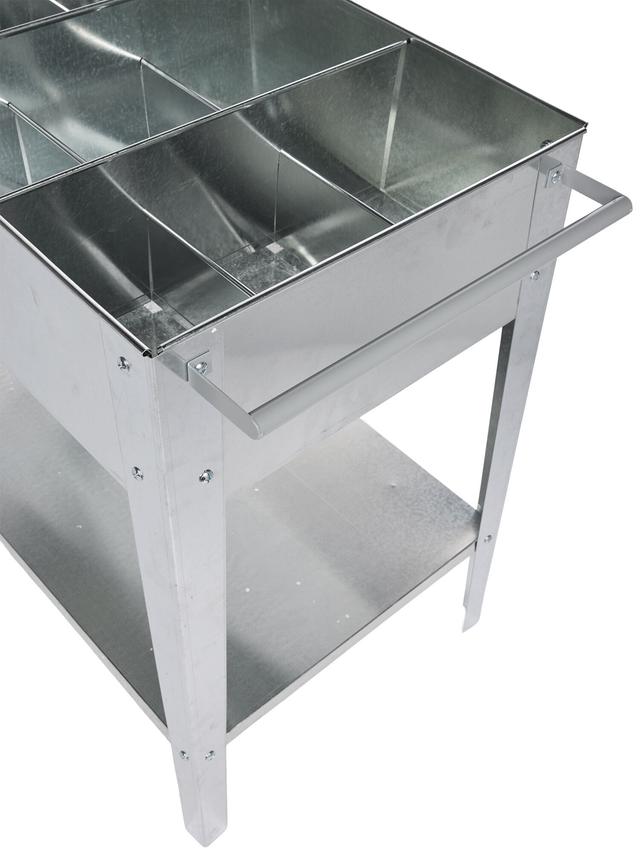 Produktbild von Hochbeet "Mariegold" mobil, mit Rollen und 12 Fächern, 101,5 cm