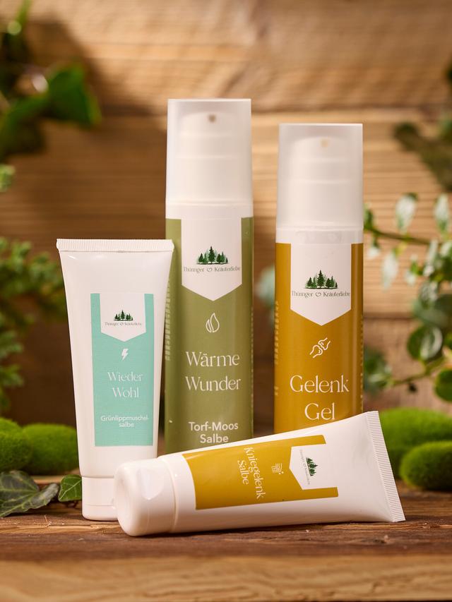 Produktbild von Grünlippmuschel Salbe "Wieder Wohl" mit Weihrauch, Kampfer & Rosmarin, wohltuend, 2er-Set, 200 ml