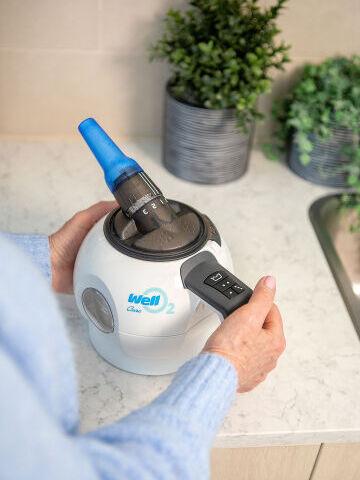 Produktbild von Well O2 Atemtrainer mit Dampf & Widerstand