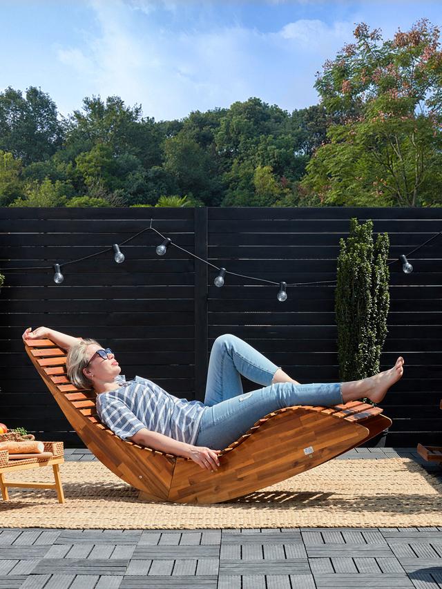 Produktbild von Relax-Liege aus FSC®-Akazienholz, klappbar, bis zu 160 kg belastbar