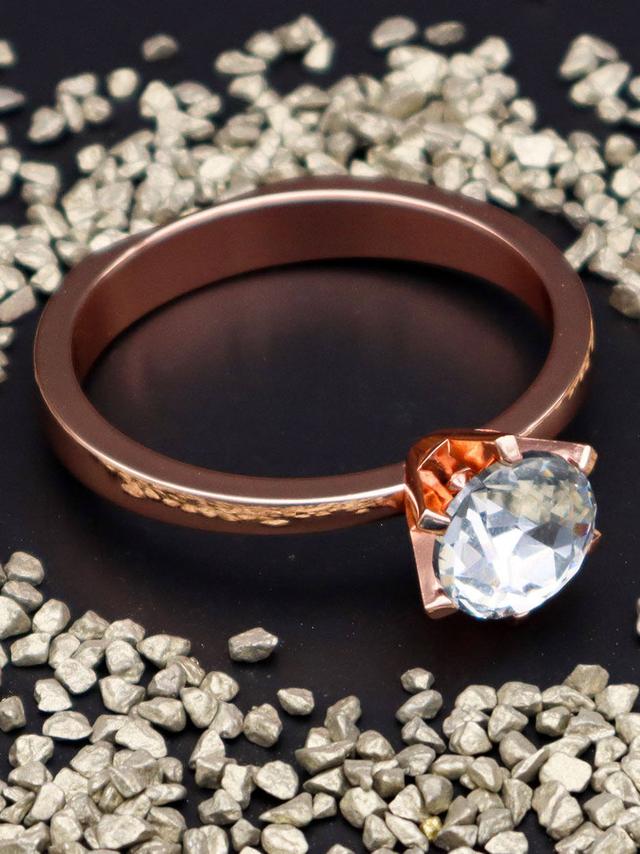 Produktbild von Serviettenringe als Diamantring, Glas, Aufbewahrungsbox, 4er-Set