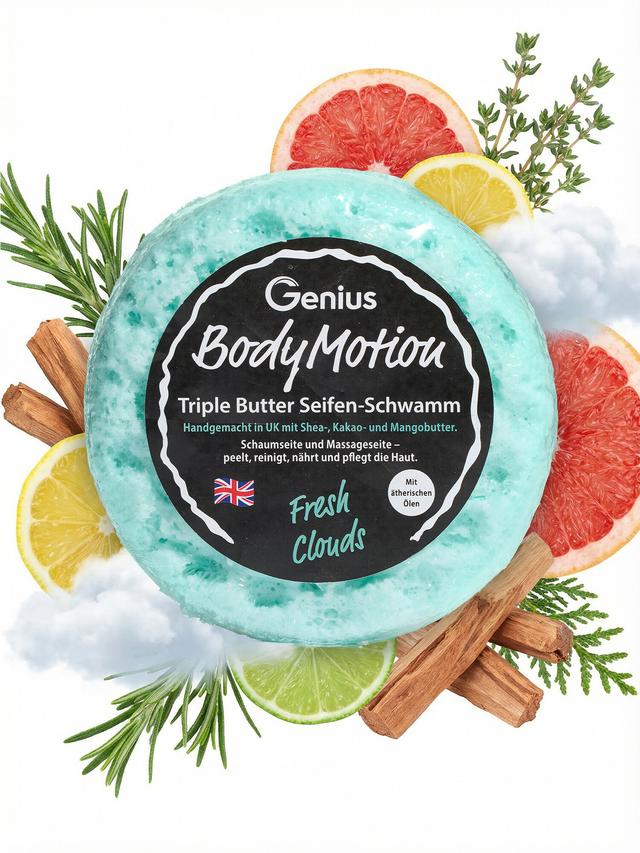 Produktbild von BodyMotion Seifen-Schwamm 3–in–1