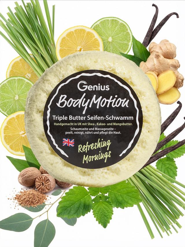 Produktbild von BodyMotion Seifen-Schwamm 3–in–1