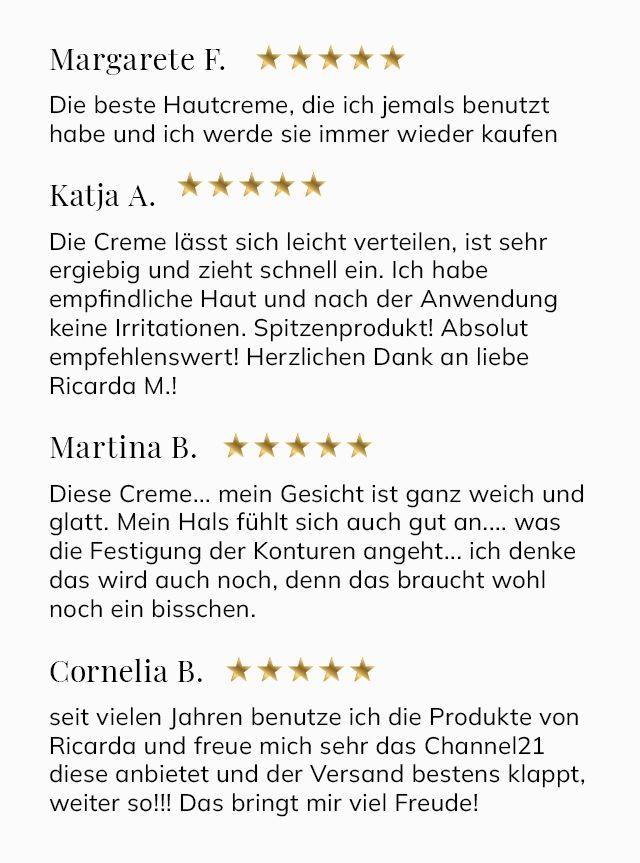 Das sagen unsere Kundinnen Ricrada M. - Kundenbewertungen